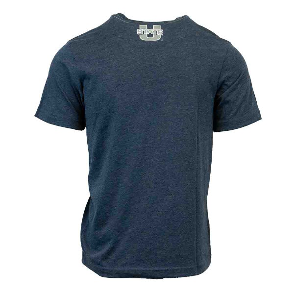 Utah State Aggies Aggie Bull Stripe Short-Sleeve T-Shirt